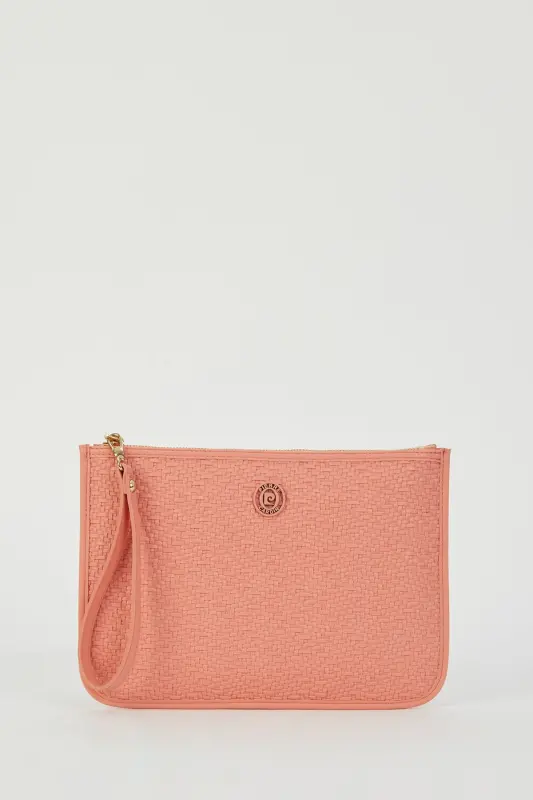 Wicker Coral Women's Portfolio & Clutch Bag 05PO23Y1713-Wicker Coral - 2