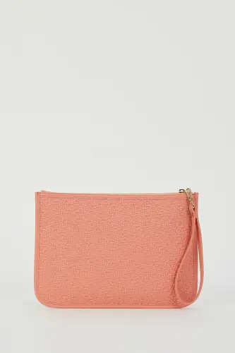 Wicker Coral Women's Portfolio & Clutch Bag 05PO23Y1713-Wicker Coral - 5