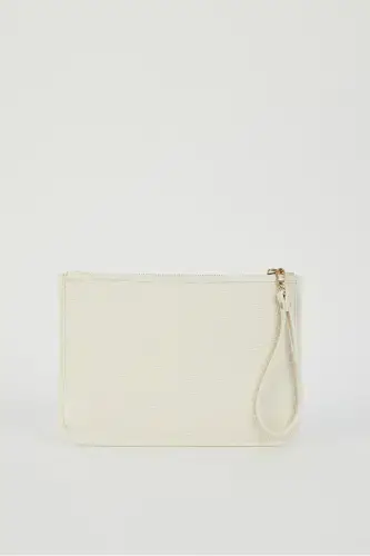 Wicker Ecru Women's Portfolio & Clutch Bag 05PO23Y1713-Wicker Ecru - 5