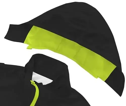 WICKHAM Boys Girls Waterproof Rain Jacket Detachable Hood Lightweight Raincoats for Kids Windbreaker Coat - 4