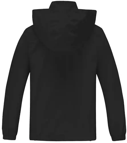 WICKHAM Boys Girls Waterproof Rain Jacket Detachable Hood Lightweight Raincoats for Kids Windbreaker Coat - 2