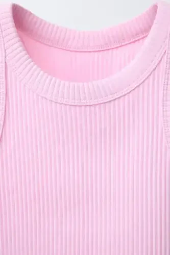 WICKING SWIM T-SHIRT-Pink - 3