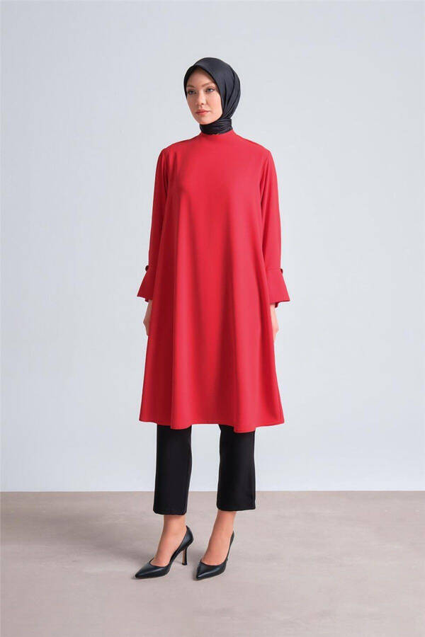 Wide Cuffed Tunic 24y4000 Red - 1