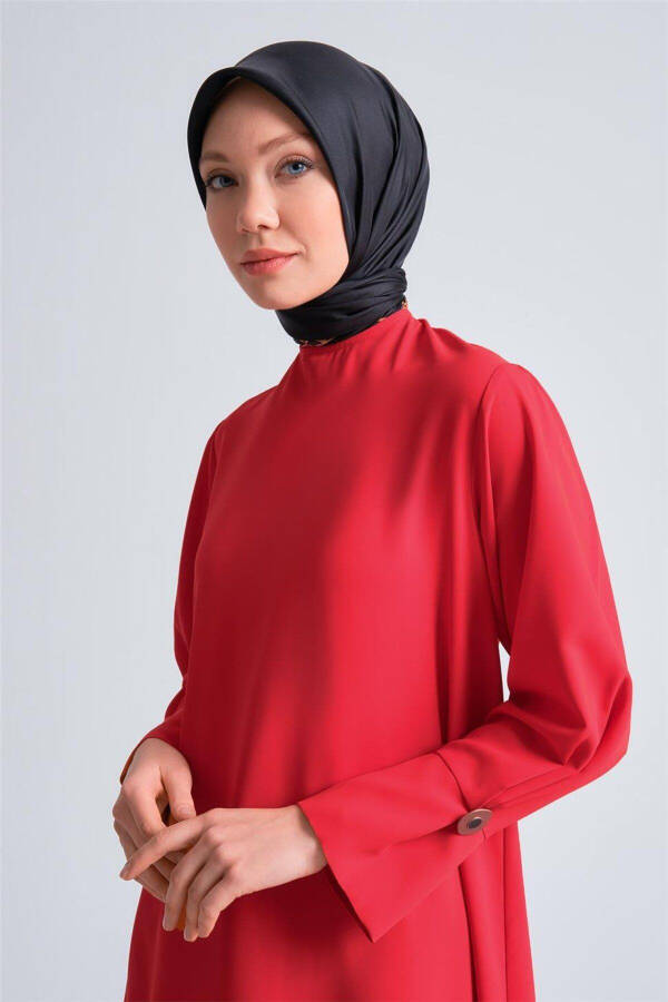 Wide Cuffed Tunic 24y4000 Red - 3