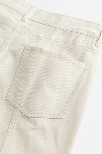 Wide gabardine trousers - 5