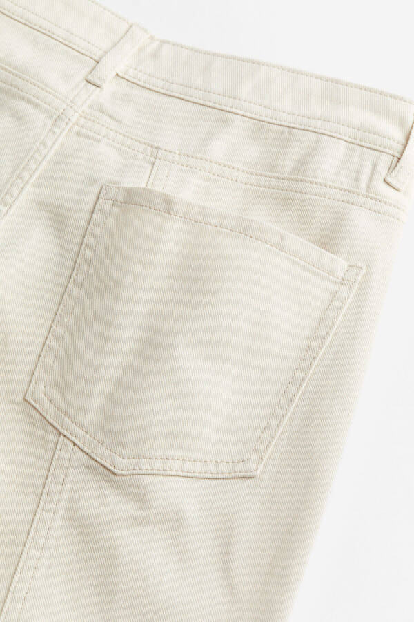 Wide gabardine trousers - 5