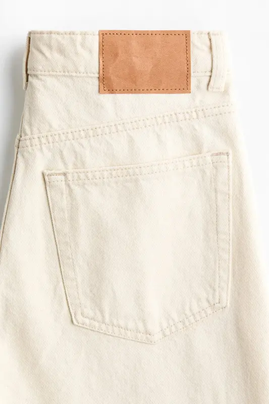 Wide High Jeans-Açık bej - 8