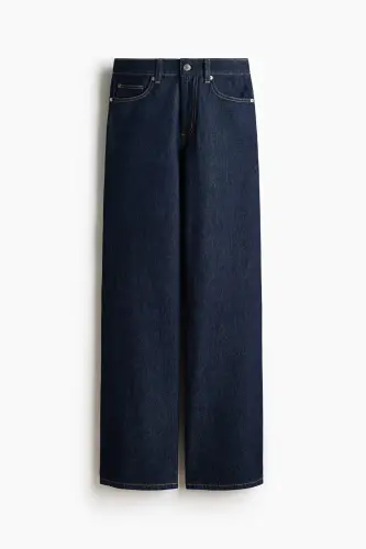 Wide High Jeans-Kot laciverti - 1