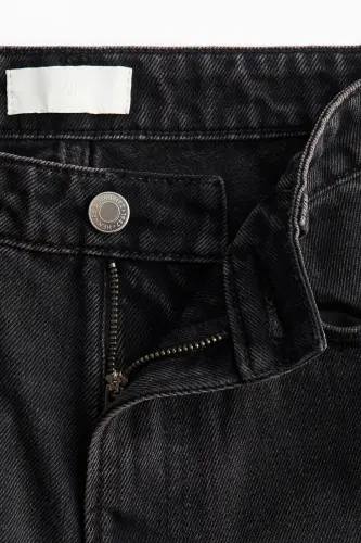 Wide High Jeans-Soluk siyah - 8