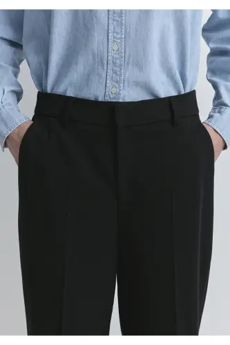 Wide Leg Black Pants 1010947-900 - 6
