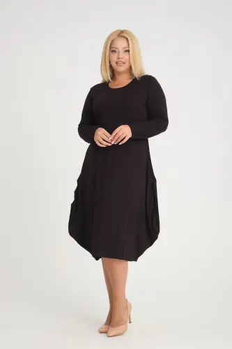 Wide Leg Dress Viscose Fabric Plus Size - 1