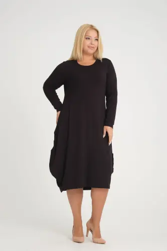 Wide Leg Dress Viscose Fabric Plus Size - 3