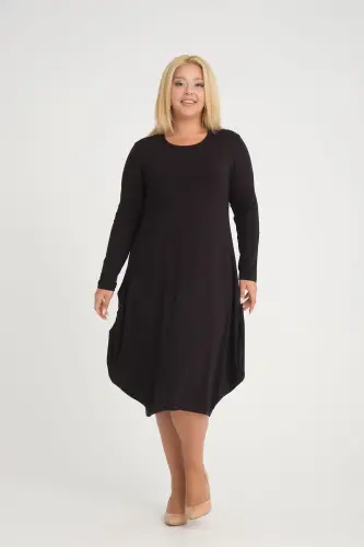 Wide Leg Dress Viscose Fabric Plus Size - 4