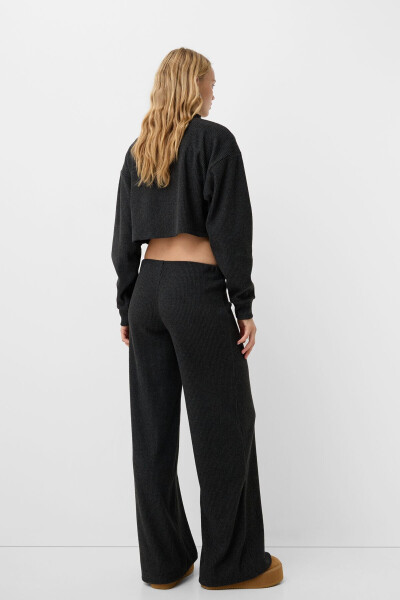 Wide leg flared pants - 4