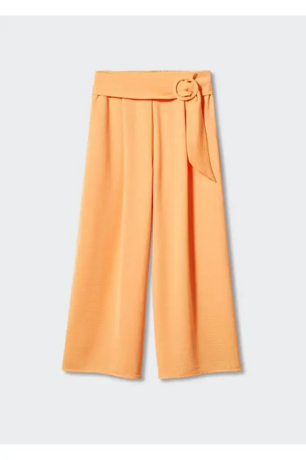 Wide Leg Flowy Pants - 3