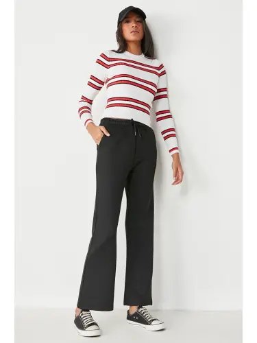 Wide Leg Иштаны в испанском стиле 804 Черный-Черный - 4