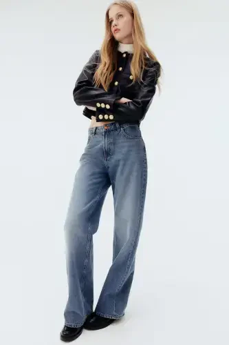 Wide Leg Jeans - MODAZONE (1)