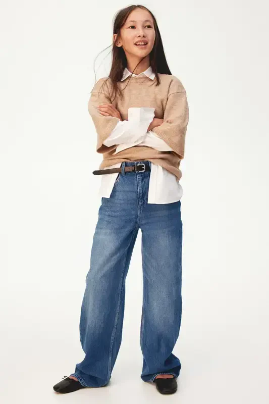 Wide Leg Jeans - H&M