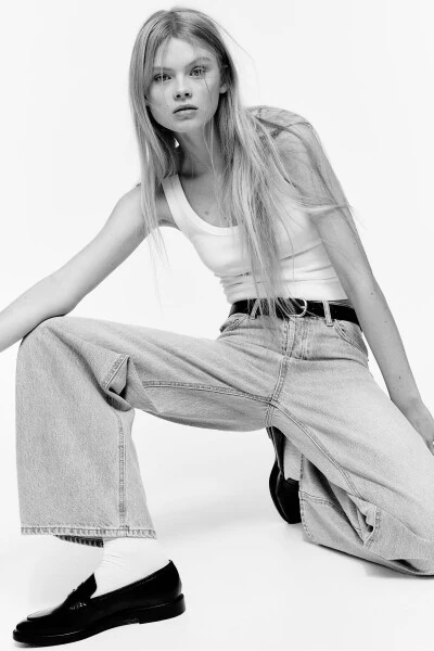 Wide leg jeans - H&M