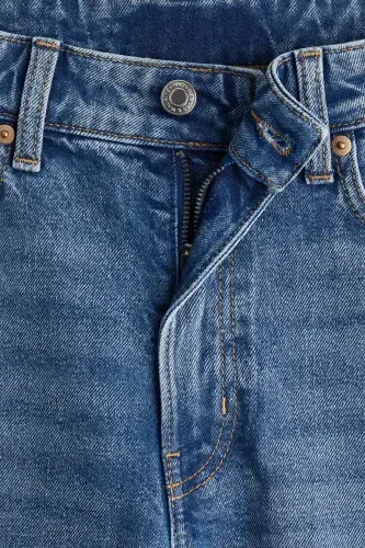 Wide Leg Jeans-Denim blue - 5