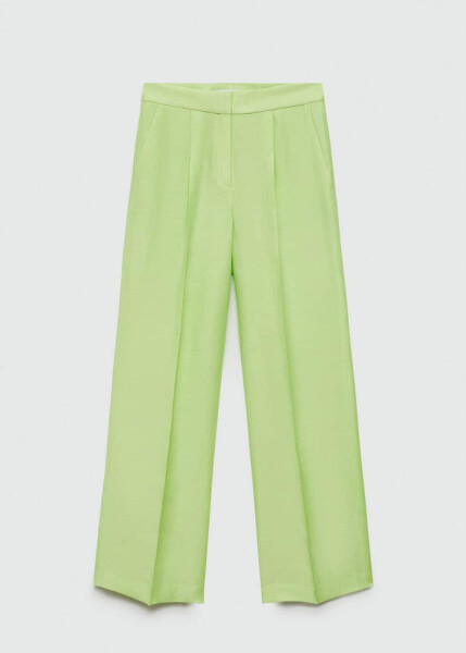 Wide Leg Linen Pants - 12