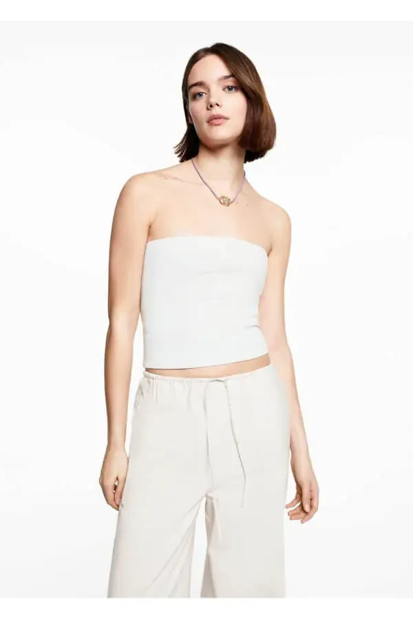 Wide leg linen trousers - 1