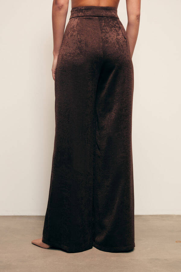 Wide Leg Pants - COFFEE - 5