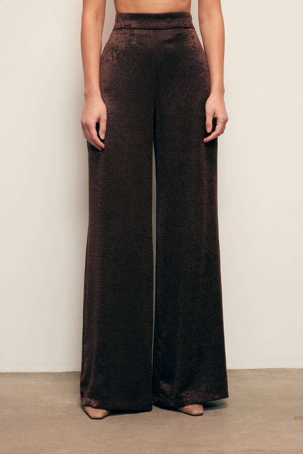 Wide Leg Pants - COFFEE - 9