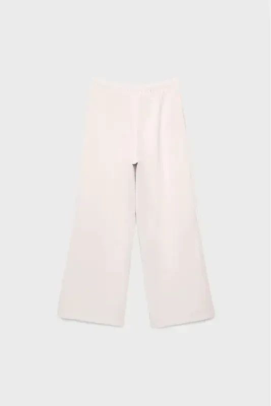 Wide leg pants with stitch details and soft fabric. - 7