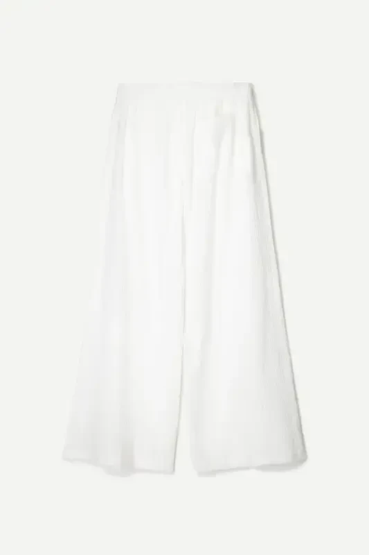 Wide leg rustic pants - 4