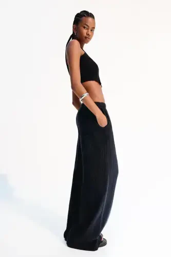 Wide leg rustic pants - 1