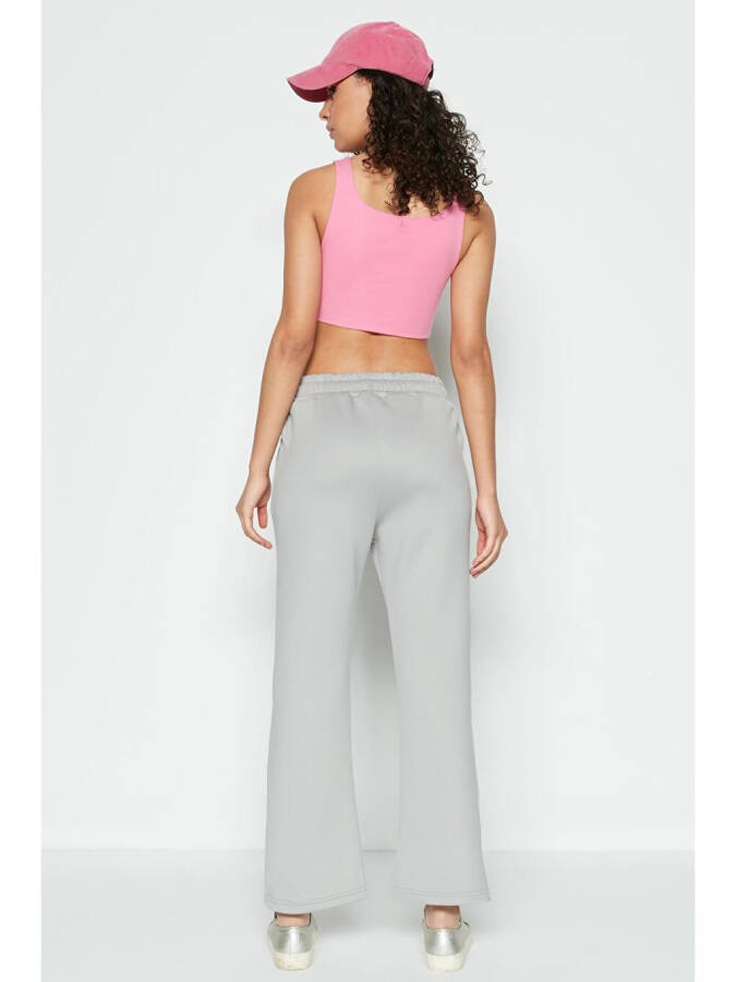 Wide Leg Spanish Leg Sweatpants 804 Grey - 3