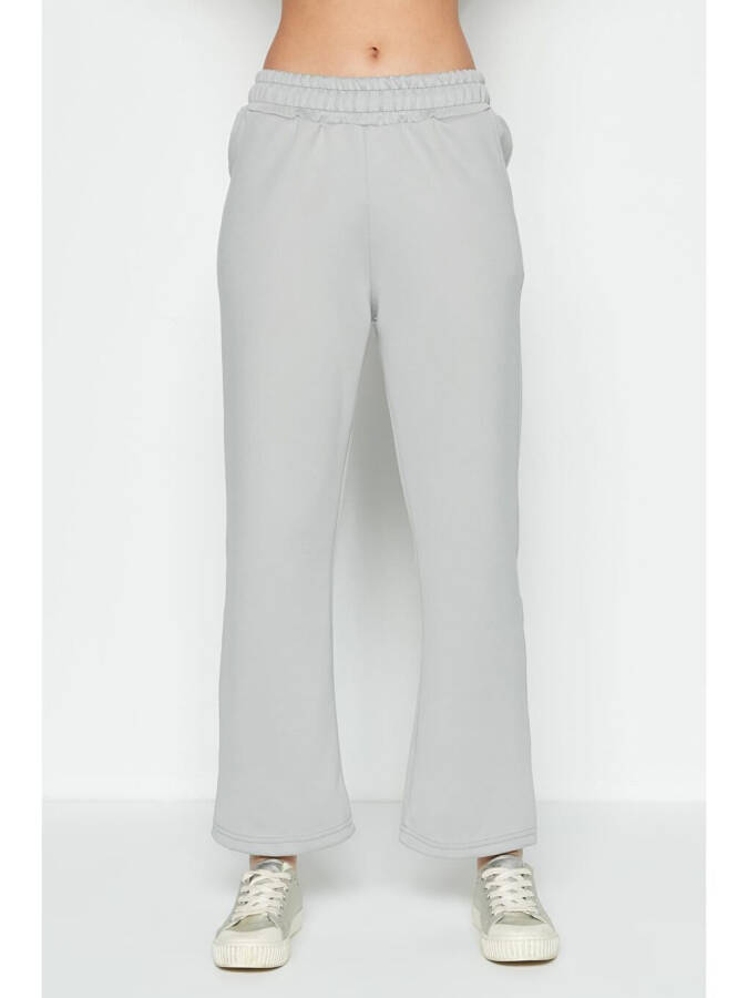 Wide Leg Spanish Leg Sweatpants 804 Grey - 4