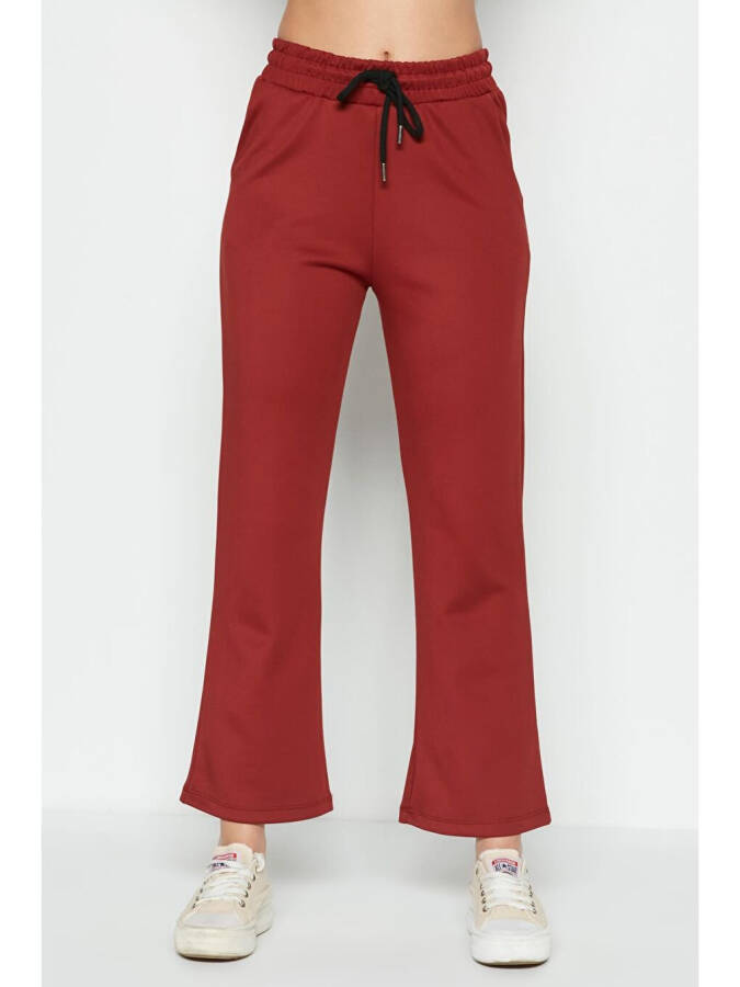 Wide Leg Spanish Leg Sweatpants 804 Terracotta - 3