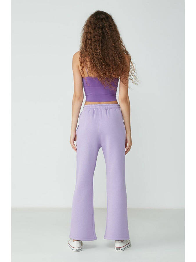 Wide Leg Spanish Leg Sweatpants 904 Lilac - 2