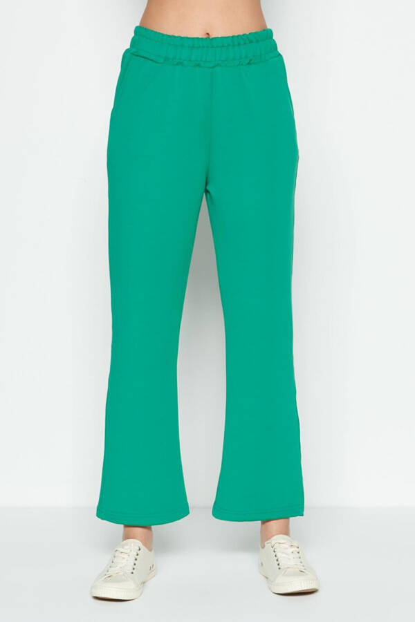 Wide Leg Spanish Trousers Sweatpants 804 Green - 13