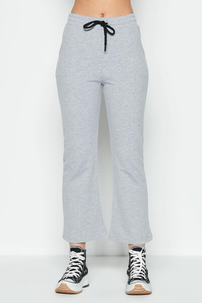 Wide Leg Spanish Trousers Tracksuit Bottoms 736 Grey - 7