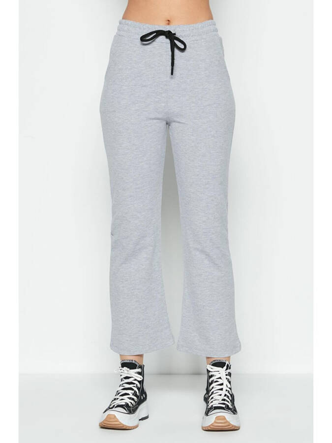 Wide Leg Spanish Trousers Tracksuit Bottoms 736 Grey - 3