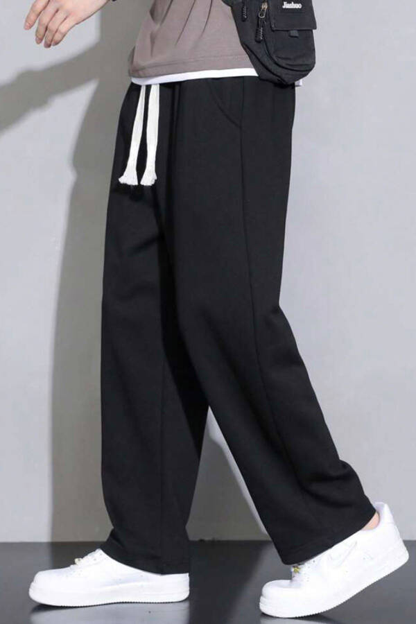 Wide Leg Three Thread Sweatpants - 4