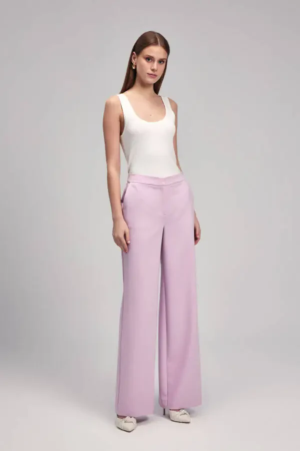 Wide-leg trousers - 4