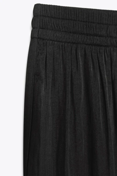 WIDE LEG TROUSERS - Black - 9