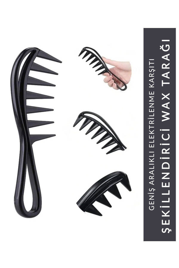 Wide-Spaced Professional Wax Comb - 1