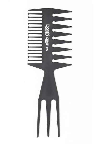 Wide Spaced Wax Styling Comb Antistatic Carbon Comb - Comb And Style - 011 - DORSH