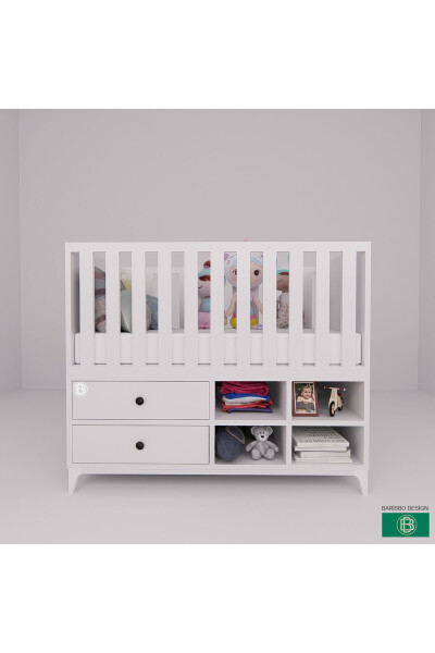 Wide Storage Area with Cradle Drawers and Shelves - BARISBO DESIGN