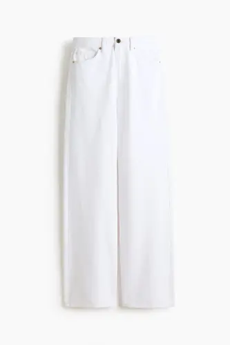 Wide Ultra High Jeans - Beyaz - 3
