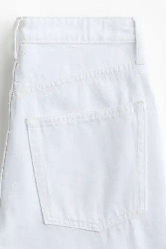 Wide Ultra High Jeans - Beyaz - 5