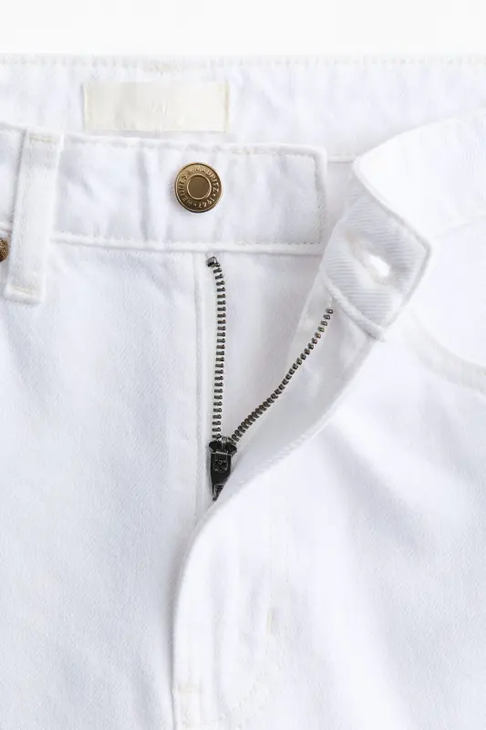 Wide Ultra High Jeans - Beyaz - 6