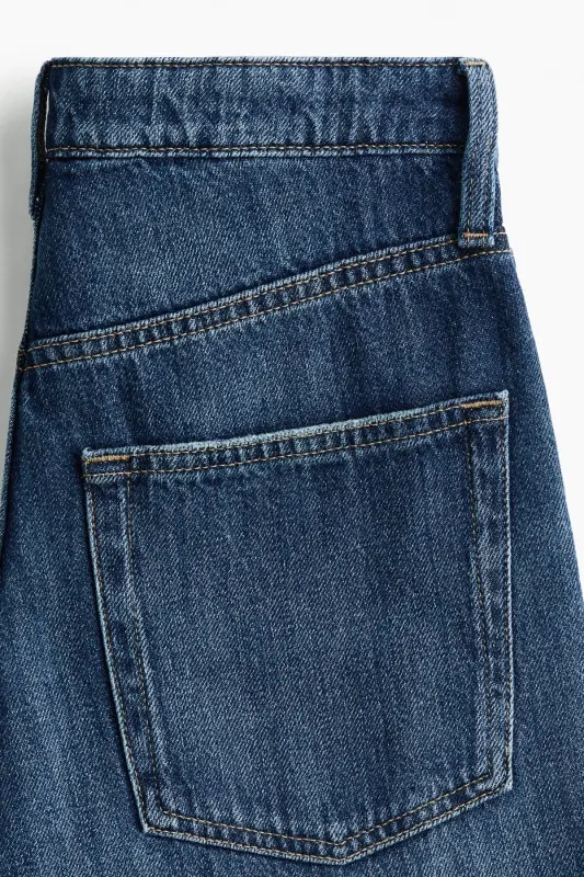Wide Ultra High Jeans - Koyu kot mavisi - 3