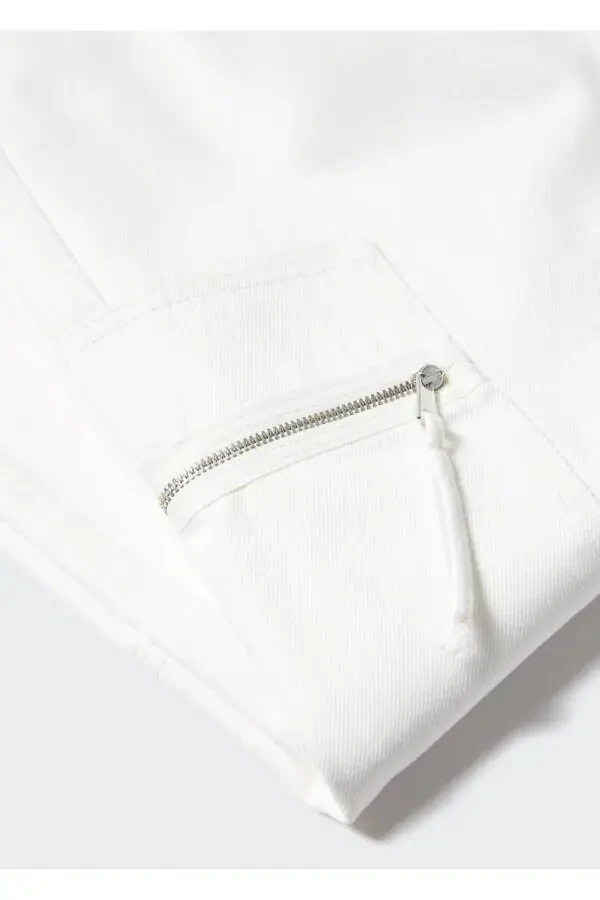 Wideleg Jeans with Pockets - 5