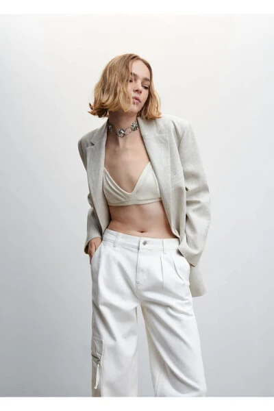 Wideleg Jeans with Pockets - 7